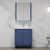 Blossom 014 30 25 C Milan 30" Freestanding Bathroom Vanity With Sink - Navy Blue