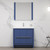 Blossom 014 36 25 C Milan 36" Freestanding Bathroom Vanity With Sink - Navy Blue