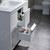 Blossom 014 36 01 M Milan 36" Freestanding Bathroom Vanity With Sink & Mirror- Glossy White