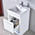 Blossom 014 20 01 C Milan 20" Freestanding Bathroom Vanity With Sink - Glossy White