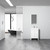 Blossom 014 24 01 M Milan 24" Freestanding Bathroom Vanity With Sink & Mirror- Glossy White