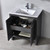 Blossom 014 30 16 C Milan 30" Freestanding Bathroom Vanity With Sink - Silver Grey