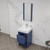 Blossom V8014 20 25 C Milan 20" Freestanding Bathroom Vanity With Sink - Navy Blue