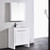 Blossom 014 30 01 C Milan 30" Freestanding Bathroom Vanity With Sink - Glossy White