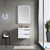 Blossom V8020 24 01 C Sofia 24" Floating Bathroom Vanity With Ceramic Sink - White
