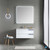 Blossom 020 36 01 C Sofia 36" Floating Bathroom Vanity With Ceramic Sink - White