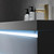 Blossom V8018 48 23 C MT12 Jena 48" Floating Wall Hung Bathroom Vanity With Ceramic Sink, Metal Legs - White