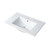Blossom 018 30 23 C MT12 Jena 30" Floating Bathroom Vanity With Ceramic Sink, Metal Legs - White