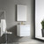 Blossom 018 24 23 A Jena 24" Floating Bathroom Vanity With Acrylic Sink - White