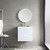 Blossom V8018 24 23 A Jena 24" Floating Wall Hung Bathroom Vanity With Acrylic Sink - White