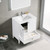 Blossom 023 30 01 A Lyon 30" Freestanding Bathroom Vanity With Acrylic Sink - White