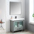 Blossom 024 36 15 A Birmingham 36" Freestanding Bathroom Vanity With Acrylic Sink - Grey