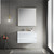 Blossom Jena 36" Floating Bathroom Vanity With Ceramic Sink - White - V8018 36 23 C