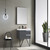 Blossom 020 24 15 C Sofia 24" Floating Bathroom Vanity With Ceramic Sink - Grey