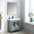 Blossom 024 30 15 C Birmingham 30" Freestanding Bathroom Vanity With Ceramic Sink - Grey