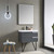 Blossom 020 30 15 C Sofia 30" Floating Bathroom Vanity With Ceramic Sink - Grey