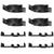 Laurey 11903 Clips For 11902 Suitable For 34mm (Set Of 4)