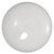 Laurey 01642 1 3/8" Porcelain Knob - White