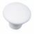 Laurey 03942 1 3/8" Ceramic Mesa Knob - White - Matte Finish