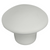 Laurey 03942 1 3/8" Ceramic Mesa Knob - White - Matte Finish