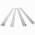 Laurey White Bottom Mount Euro Slide - Drawer Slide 14" - Pair - 10514