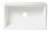 ALFI White 33" x 21" Granite Composite Single Bowl Drop In Farm Sink with Accessories - AB33FARM-W