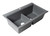 Alfi AB3418DBDI-T Titanium 34" x 18" Granite Composite Workstation Step Rim Double Bowl Drop In Sink with Accessories