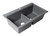 ALFI Titanium 34" x 18" Granite Composite Workstation Step Rim Double Bowl Drop In Sink with Accessories - AB3418DBDI-T