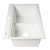 Alfi AB3418DBDI-W White 34" x 18" Granite Composite Workstation Step Rim Double Bowl Drop In Sink with Accessories