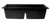 ALFI Black 34" x 18" Granite Composite Workstation Step Rim Double Bowl Undermount Sink with Accessories - AB3418DBUM-BLA