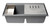ALFI Titanium 34" x 18" Granite Composite Workstation Step Rim Double Bowl Undermount Sink with Accessories - AB3418DBUM-T