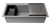 ALFI Titanium 34" x 18" Granite Composite Workstation Step Rim Single Bowl Drop In Sink with Accessories - AB3418SBDI-T