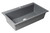 ALFI Titanium 34" x 18" Granite Composite Workstation Step Rim Single Bowl Drop In Sink with Accessories - AB3418SBDI-T