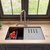 ALFI Black 34" x 18" Granite Composite Workstation Step Rim Single Bowl Undermount Sink with Accessories - AB3418SBUM-BLA