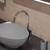 ALFI 21" x 16" Solid Concrete Tear Drop Above Mount Vessel Sink - ABCO21O