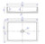 ALFI 24" x 16" Solid Concrete Chiseled Style Rectangular Above Mount Vessel Sink - ABCO24R