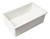 ALFI White 30" x 18" Fireclay Undermount Fireclay Kitchen Sink - ABF3018UD-W