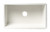 ALFI White 30" x 18" Fireclay Undermount Fireclay Kitchen Sink - ABF3018UD-W