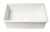 ALFI White 30" x 18" Fireclay Undermount Fireclay Kitchen Sink - ABF3018UD-W