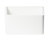 Alfi ABST55 White Matte Solid Surface Resin Bathroom / Shower Stool