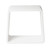 ALFI White Matte Solid Surface Resin Bathroom / Shower Stool - ABST55