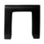 ALFI Black Matte Solid Surface Resin Bathroom / Shower Stool - ABST99BM