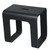 ALFI Black Matte Solid Surface Resin Bathroom / Shower Stool - ABST99BM