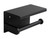 ALFI Black Matte Stainless Steel Toilet Paper Holder with Shelf - ABTPC66-BLA