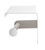 Alfi ABTPC66-W White Matte Stainless Steel Toilet Paper Holder with Shelf