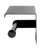 ALFI Brushed Black PVD Stainless Steel Toilet Paper Holder with Shelf - ABTPP66-BB