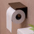 ALFI Brushed Copper PVD Stainless Steel Toilet Paper Holder with Shelf - ABTPP66-BC