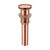 Fine Fixtures PU22RG Pop Up Drain Without Overflow - Rose Gold