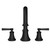Gerber Northerly Two Handle Roman Tub Faucet Trim Kit w/out Spray - Satin Black - D300979BST