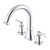 Gerber Northerly Two Handle Roman Tub Faucet Trim Kit w/out Spray - Chrome - D300979T